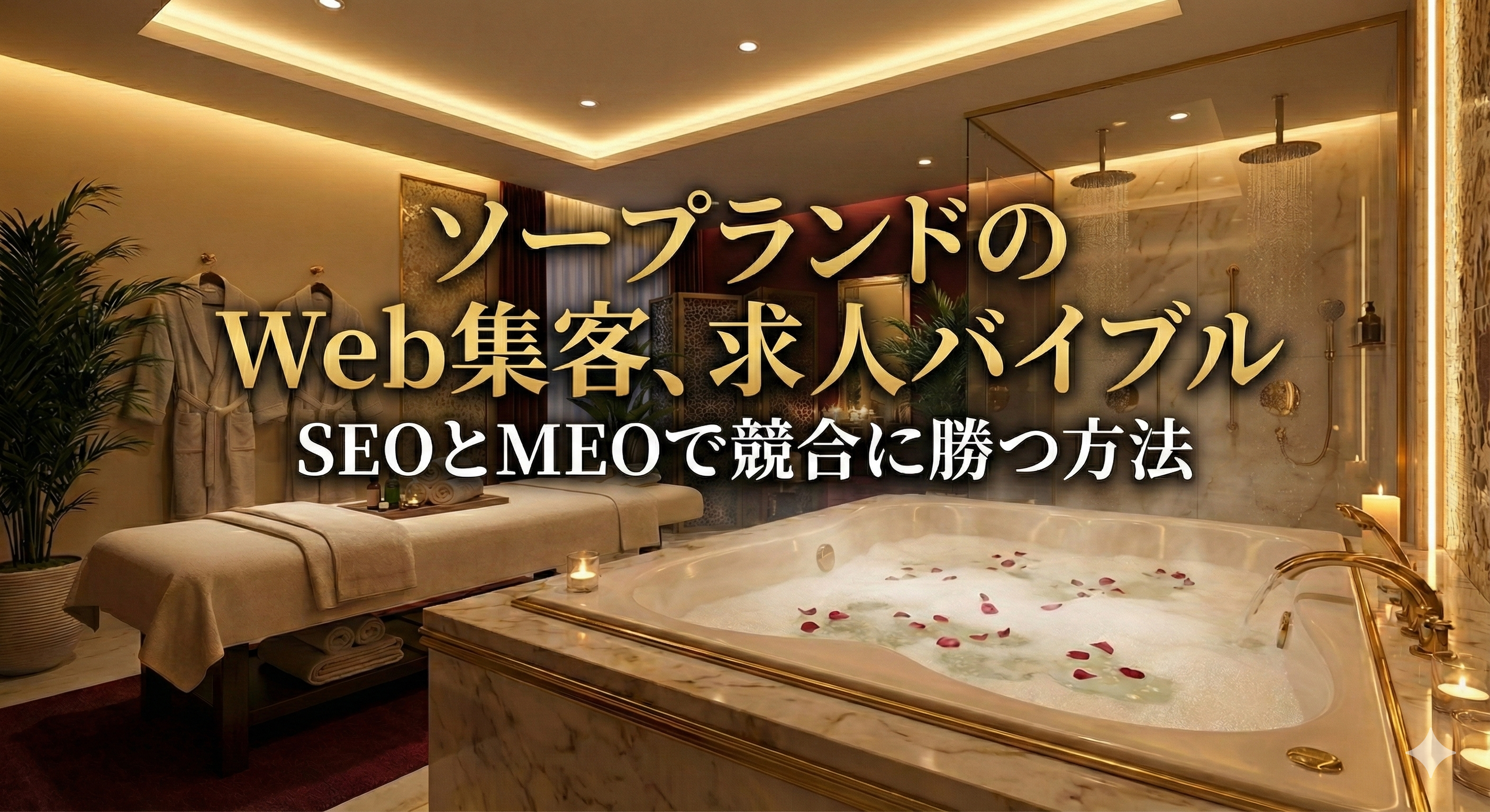 ソープのSEO・MEO対策！集客・求人の戦略